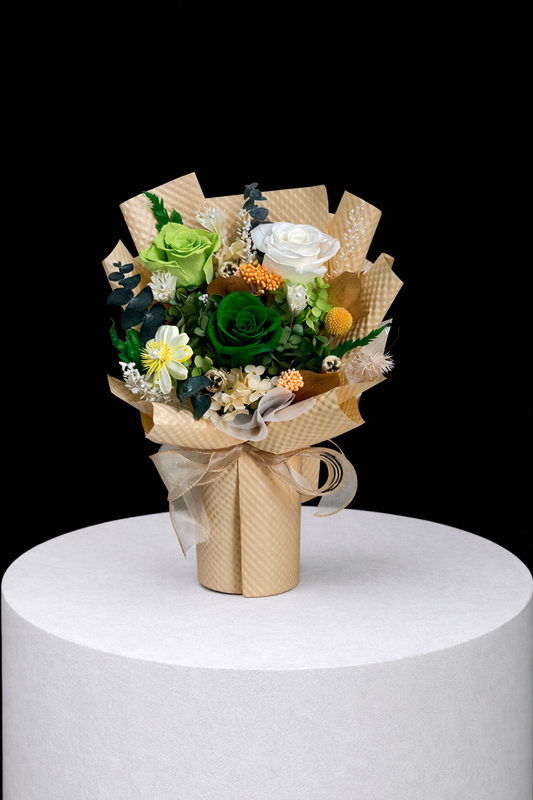 Medium Flower Bouquet - Carrot Cake