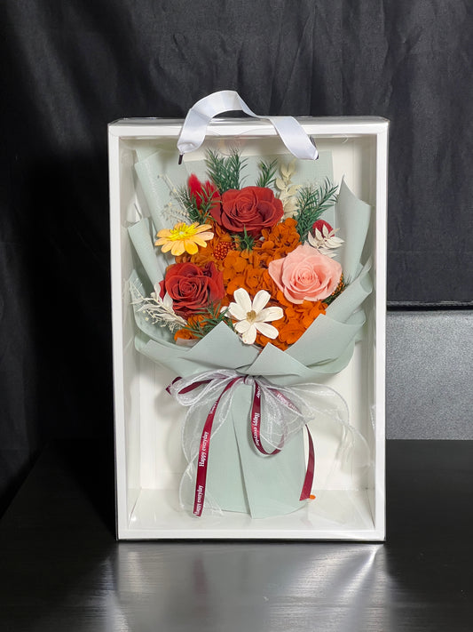 Medium Flower Bouquet - Pumpkin Spice Latte