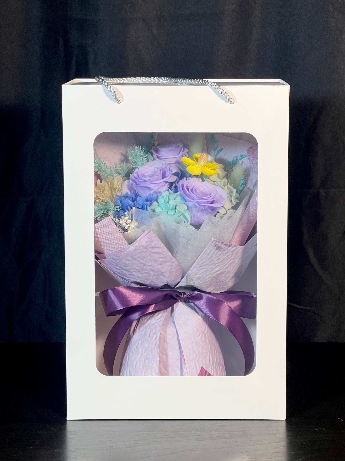 Medium Flower Bouquet - Butterfly Pea Lover