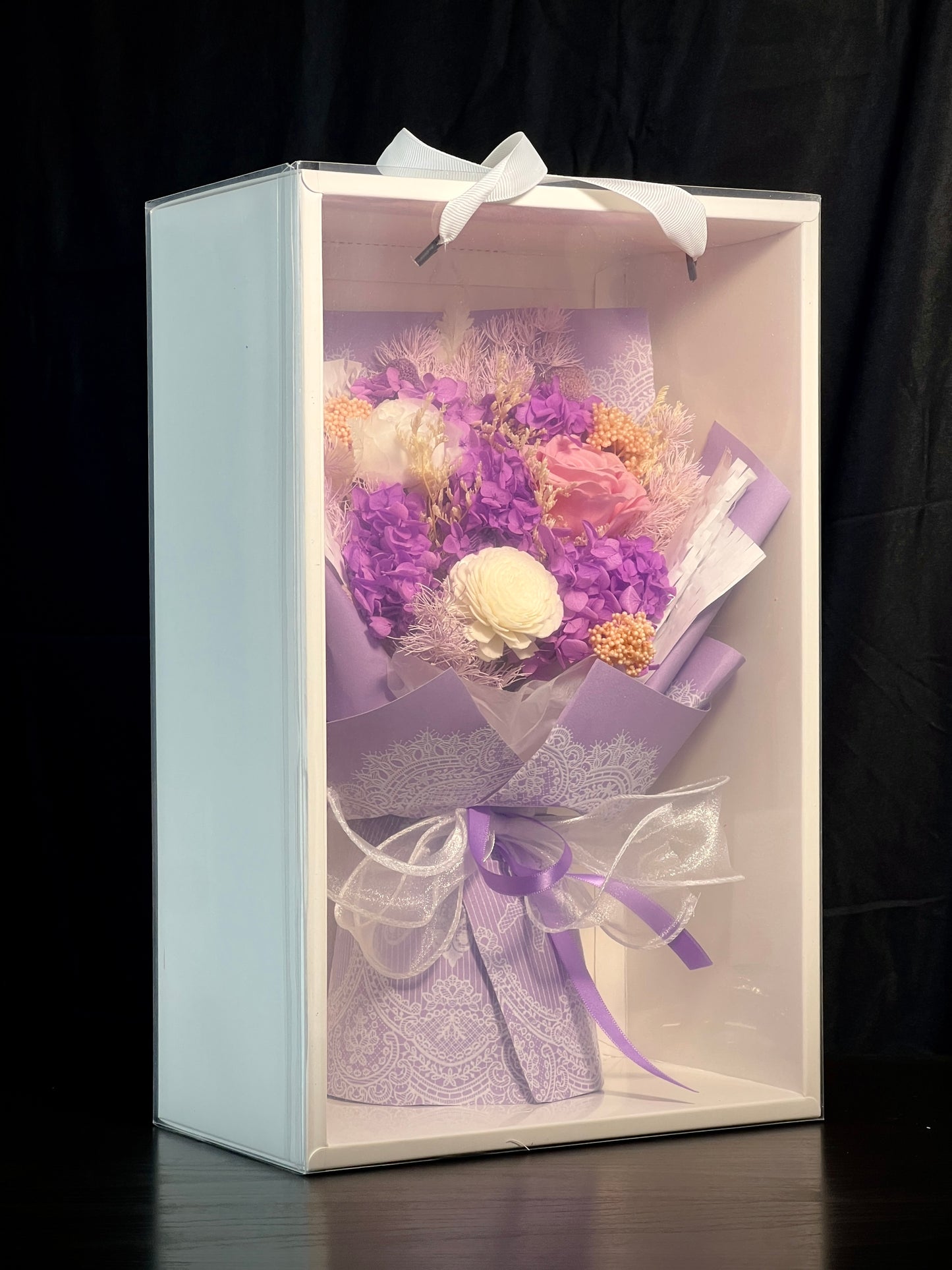 Medium Flower Bouquet - Vivid Orchid