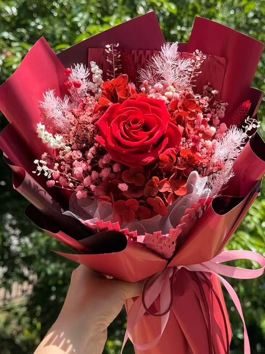 Small Flower Bouquet - Ruby