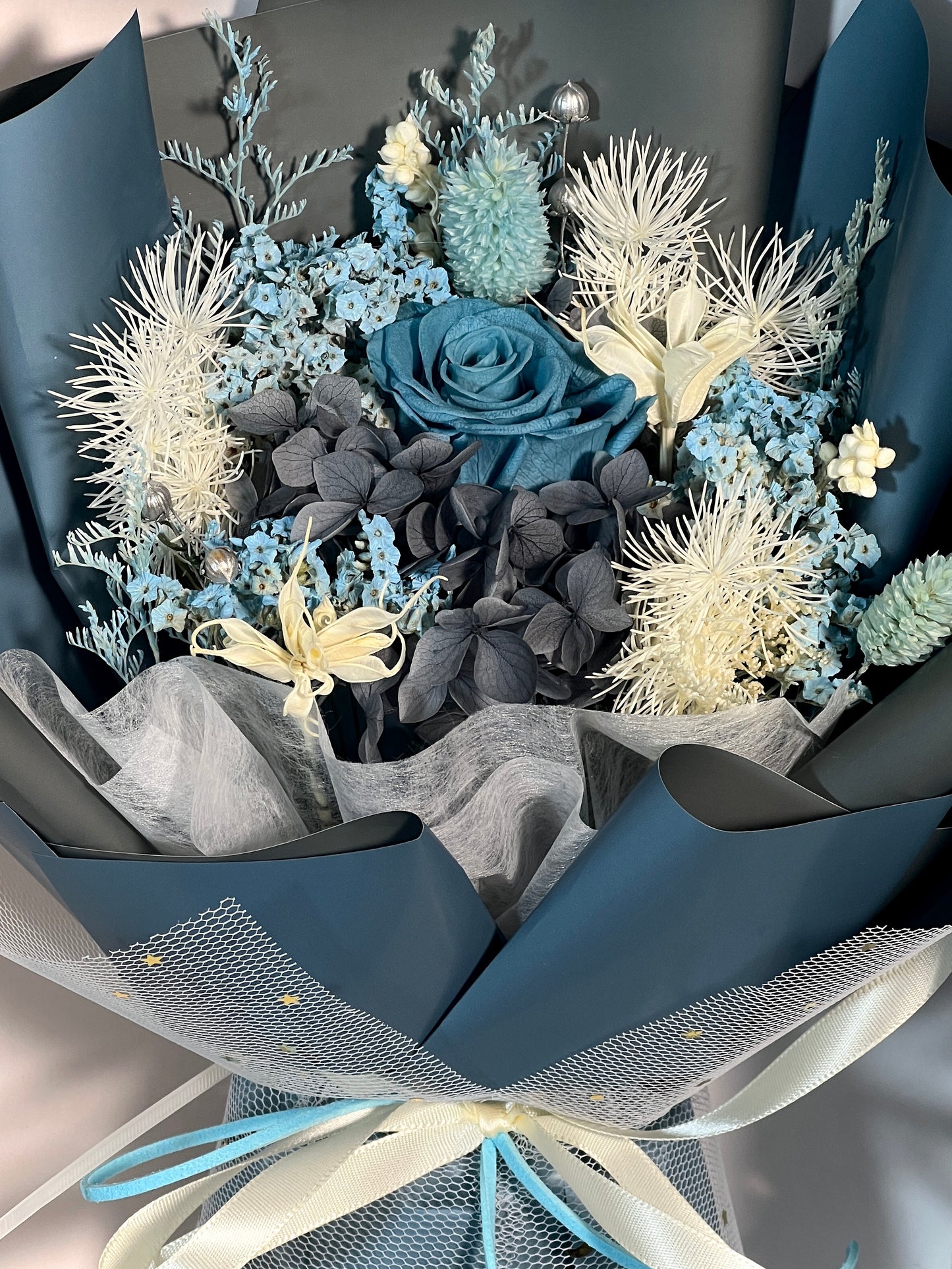 Small Flower Bouquet - Teal