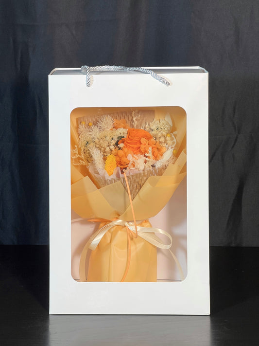 Small Flower Bouquet - Coral