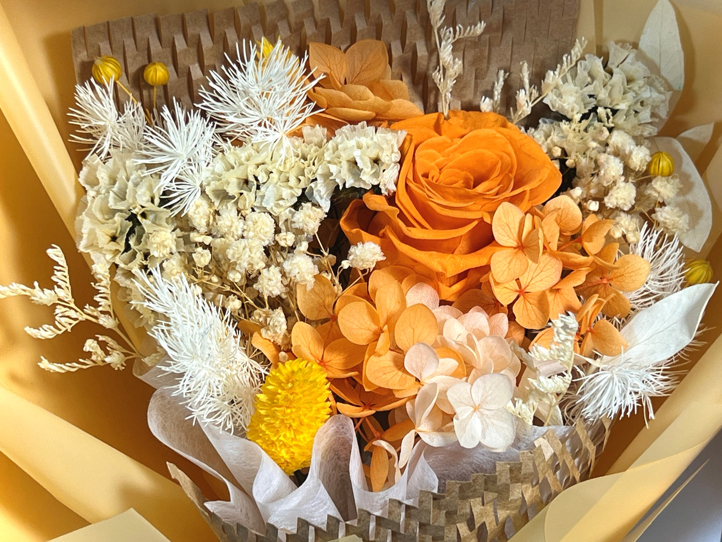 Small Flower Bouquet - Coral