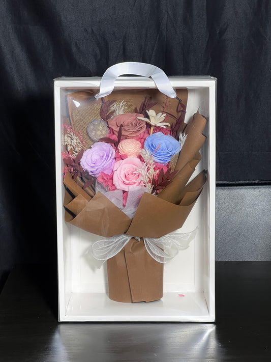 Medium Flower Bouquet - Chestnut Toffee