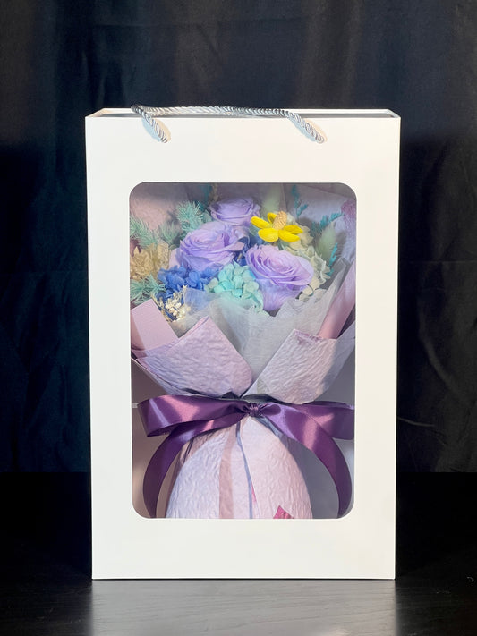 Medium Flower Bouquet - Butterfly Pea Lover