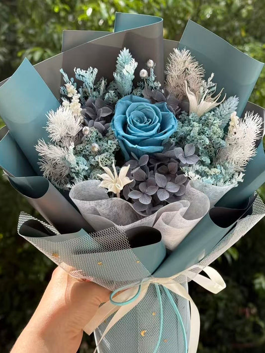 Small Flower Bouquet - Teal