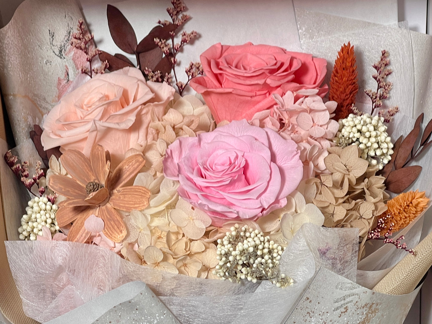 [NEW ARRIVALS] Medium Flower Bouquet - Blush of Dawn