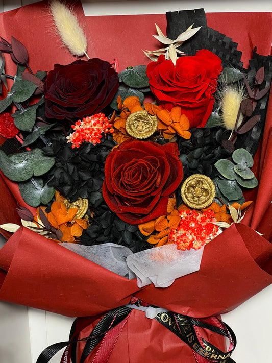 Medium Flower Bouquet - Cherry Lady