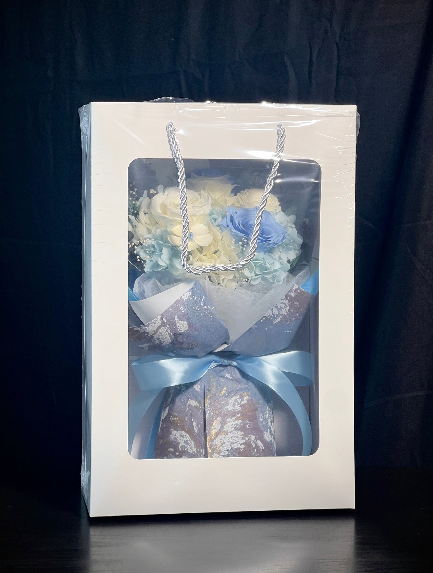 Medium Flower Bouquet - Blue Frosting [BESTSELLER]