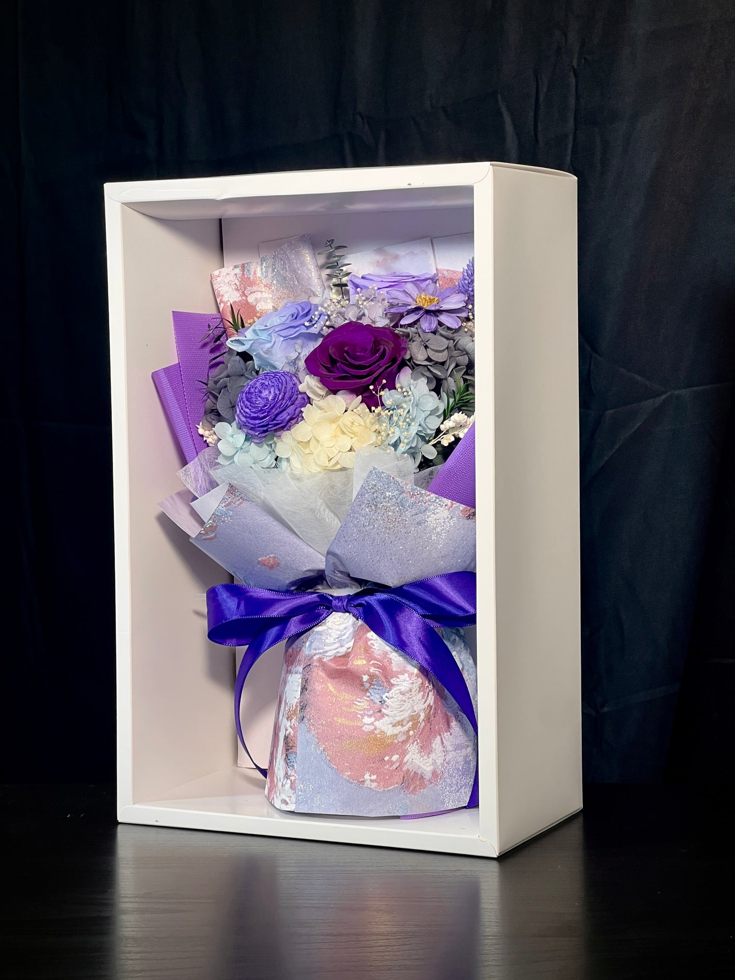 Medium Flower Bouquet - Purple Fantasy