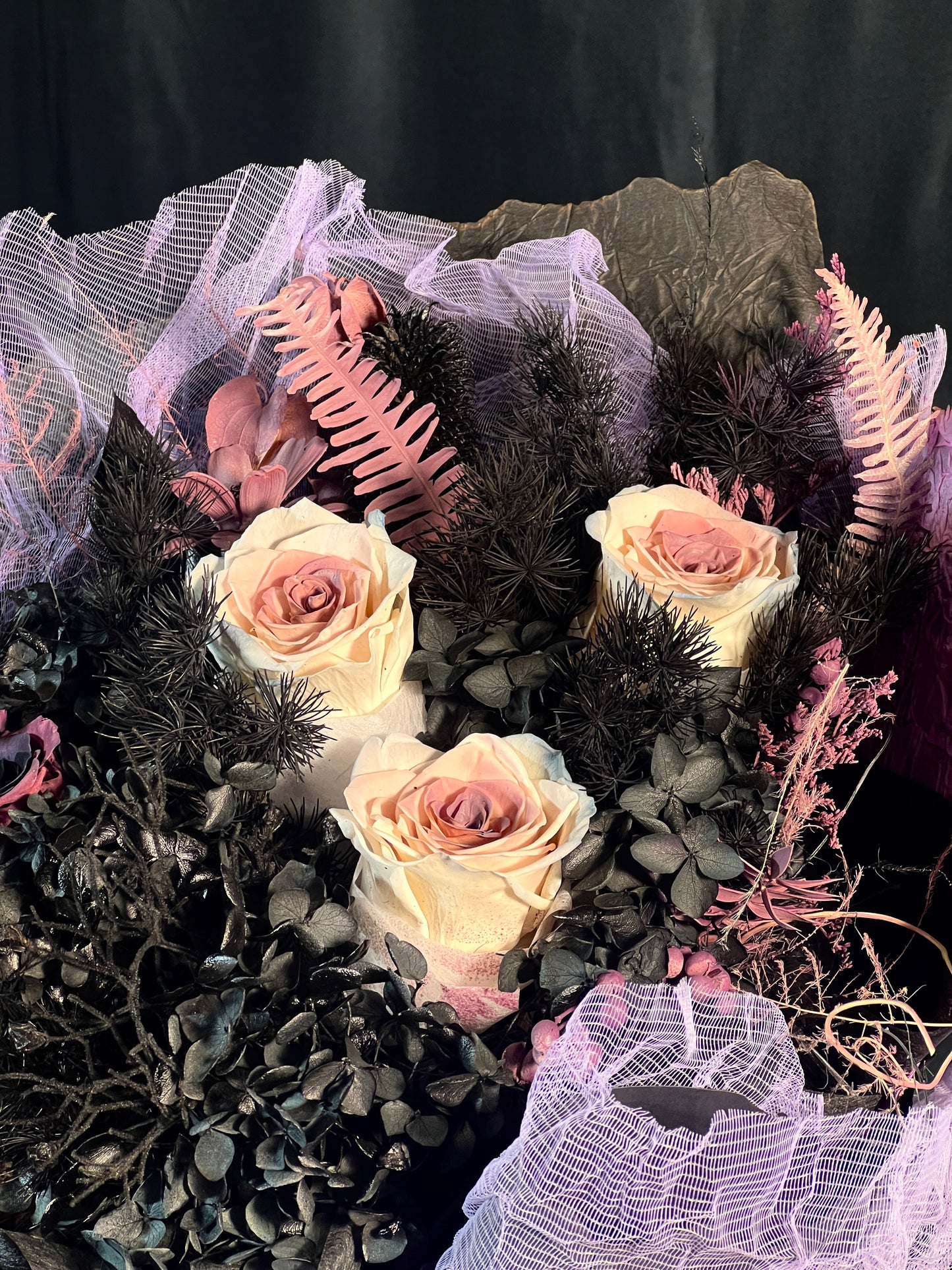 Deluxe Large Flower Bouquet - Forbidden Plums