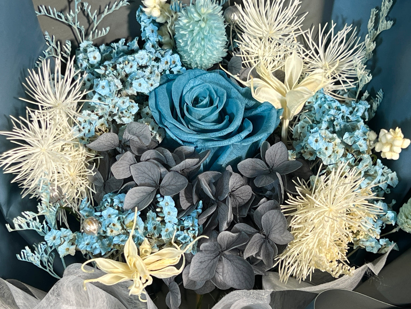 Small Flower Bouquet - Teal
