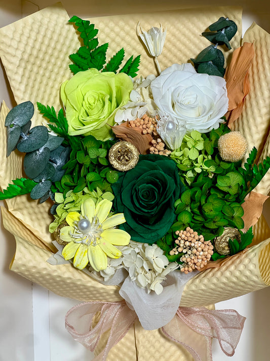 Medium Flower Bouquet - Carrot Cake