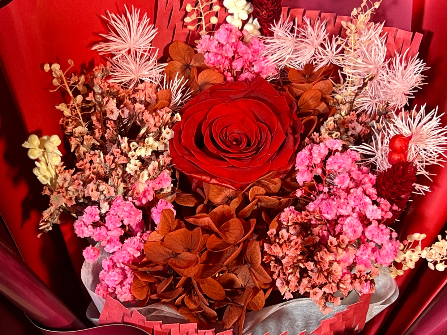 Small Flower Bouquet - Ruby