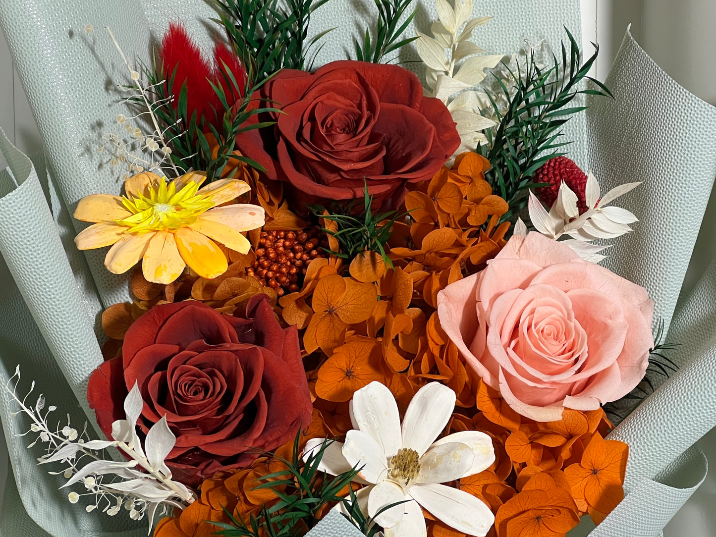 Medium Flower Bouquet - Pumpkin Spice Latte