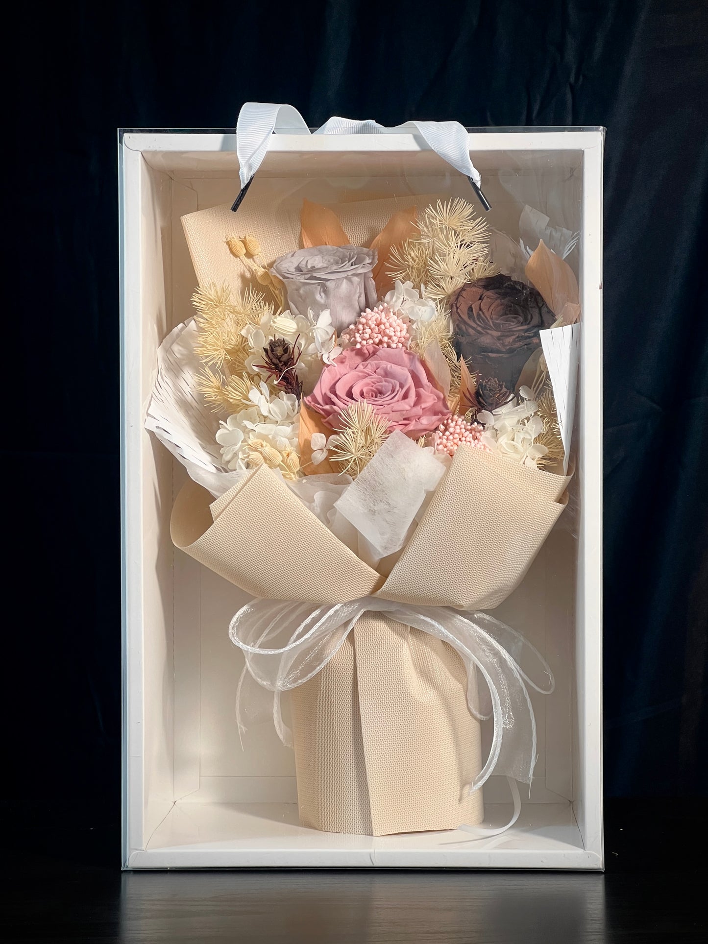 Medium Flower Bouquet - Latte Lover