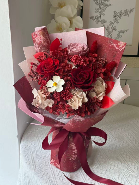 Medium Flower Bouquet - Red Romance [BESTSELLER]