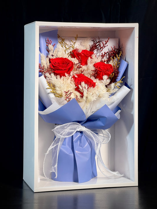 Medium Flower Bouquet - Snow White