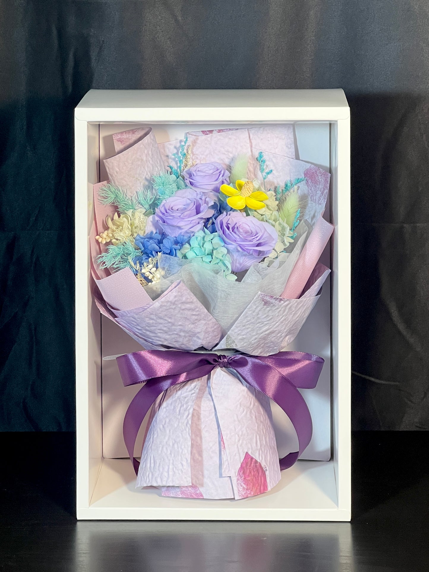 Medium Flower Bouquet - Butterfly Pea Lover