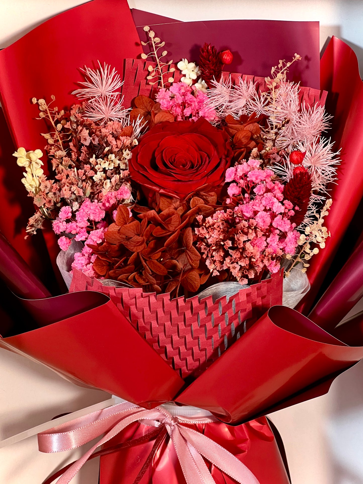 Small Flower Bouquet - Ruby