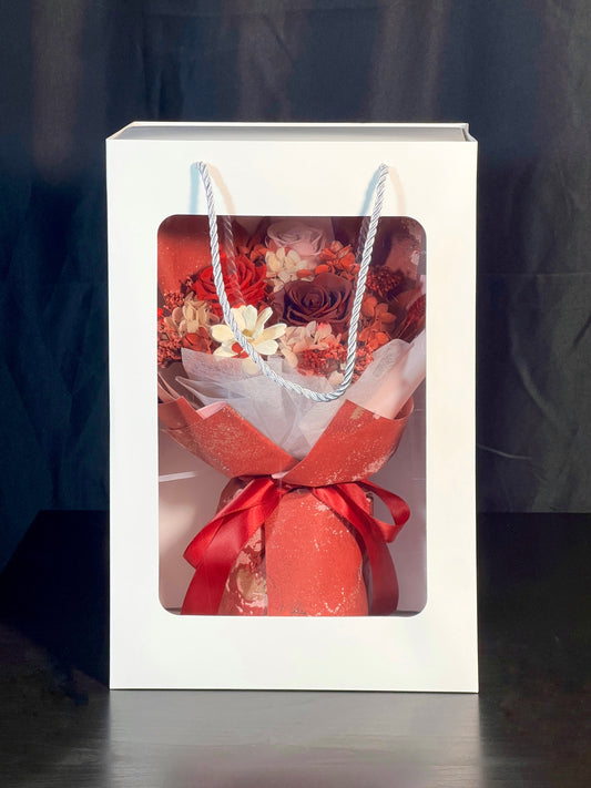 Medium Flower Bouquet - Red Romance