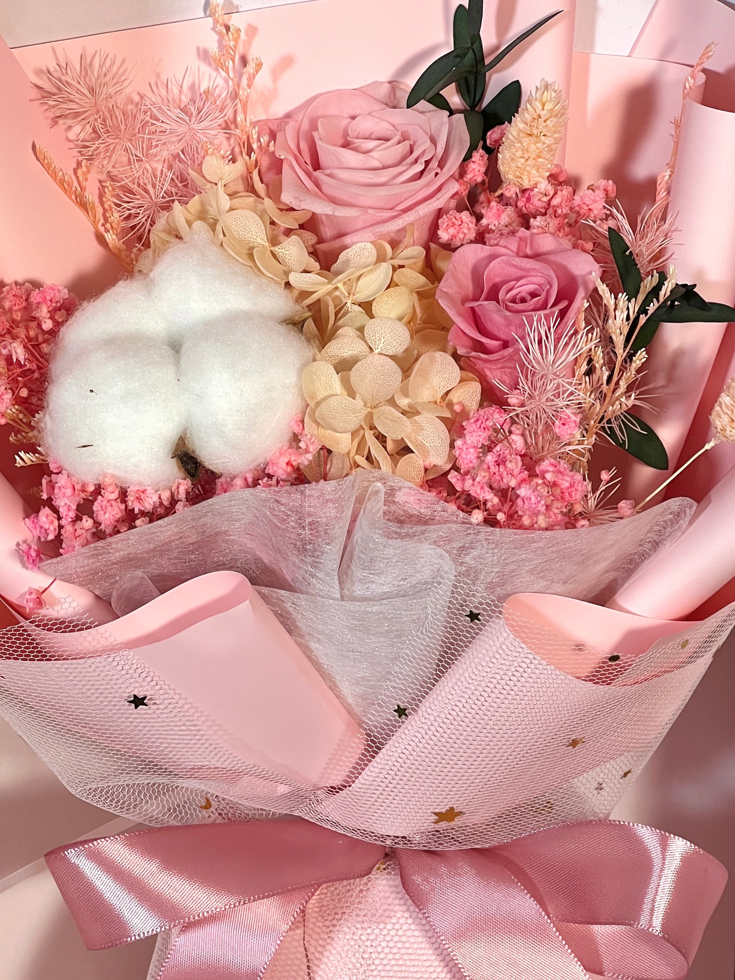 Medium Flower Bouquet - Blossom Pink