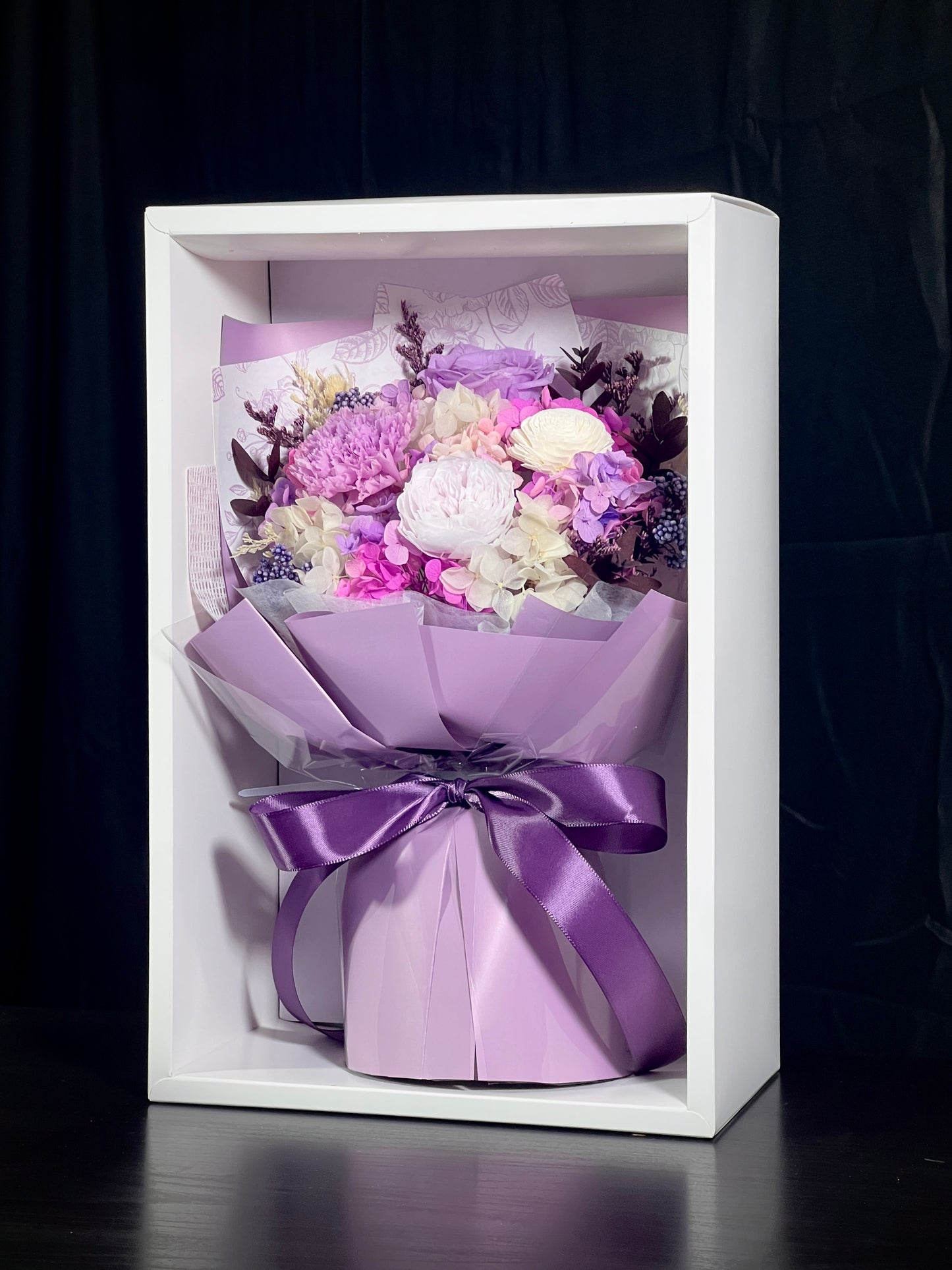 Medium Flower Bouquet - Mulberry Princess