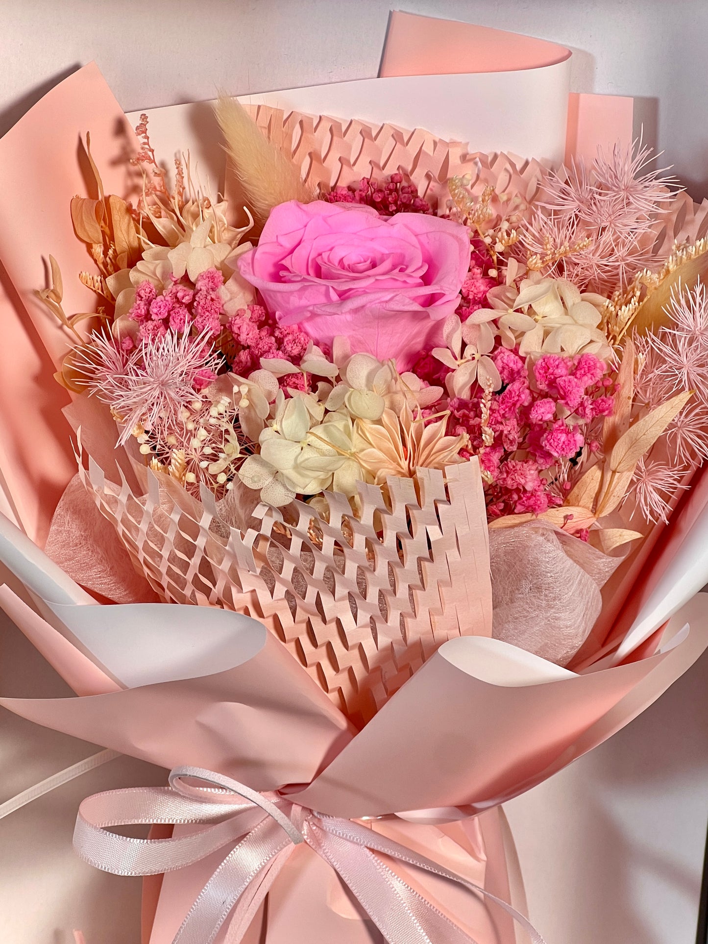 Small Flower Bouquet - Peach