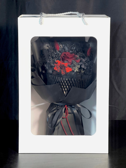 Small Flower Bouquet - Crimson