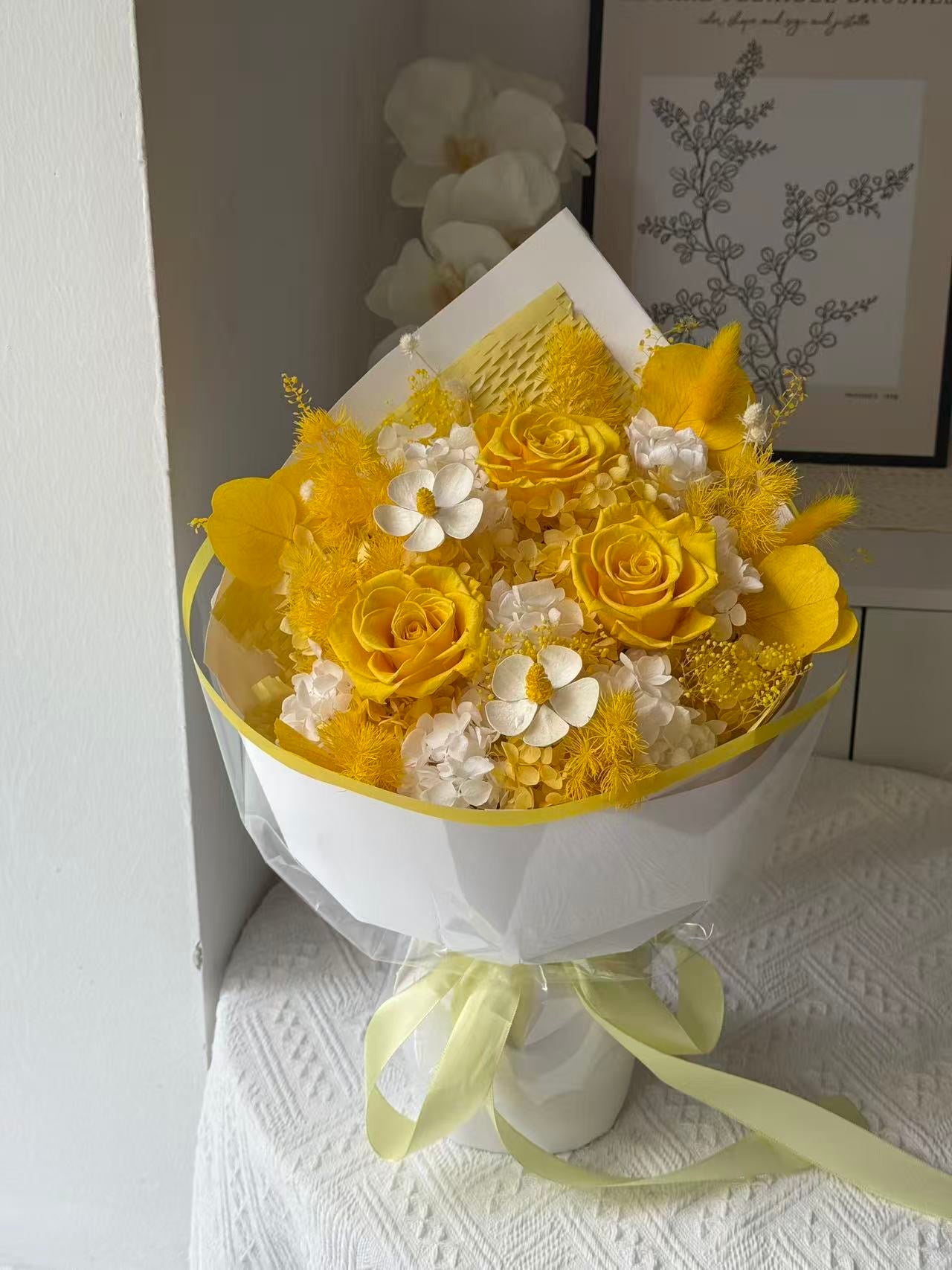 中号花束 - 阳光微粒