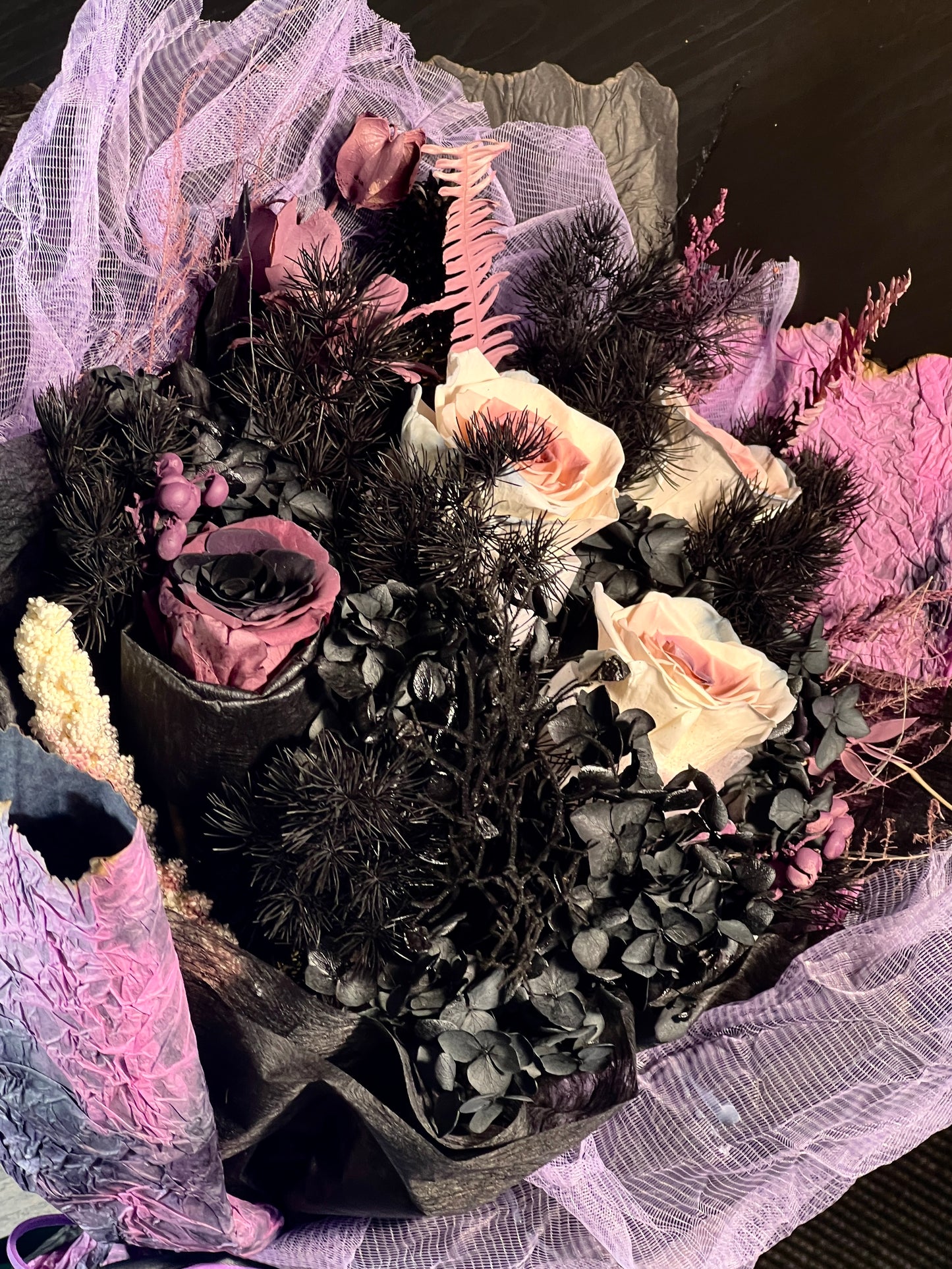 Deluxe Large Flower Bouquet - Forbidden Plums