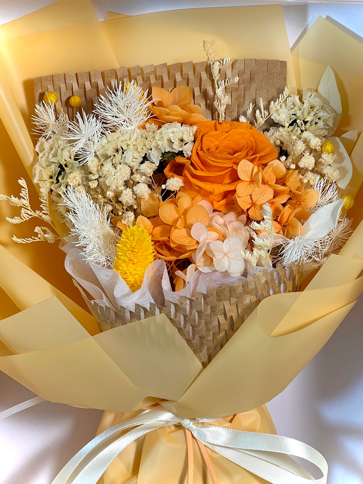 Small Flower Bouquet - Coral