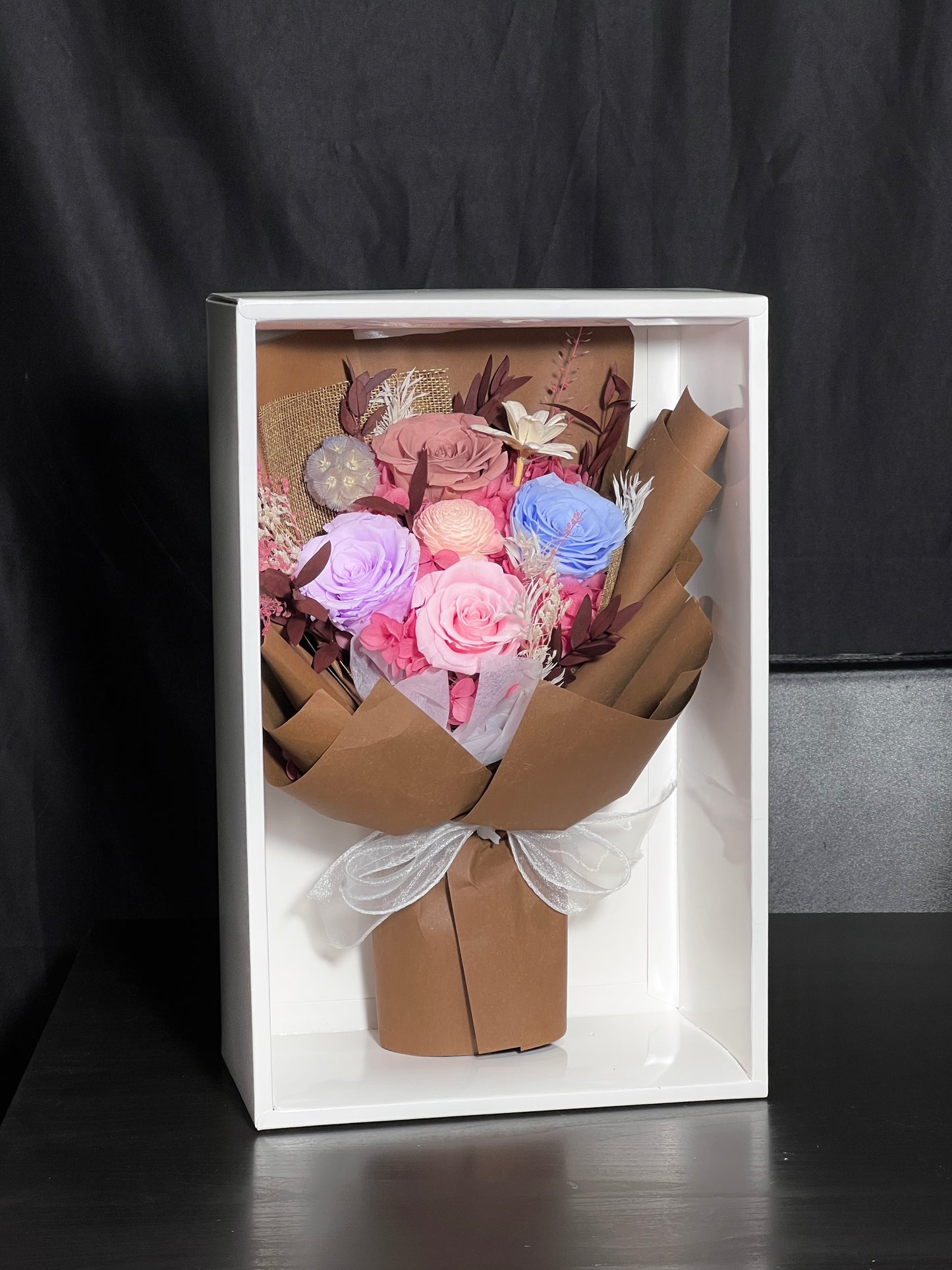 Medium Flower Bouquet - Chestnut Toffee