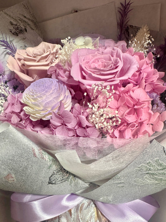 [NEW ARRIVALS] Medium Flower Bouquet - Silver Mist