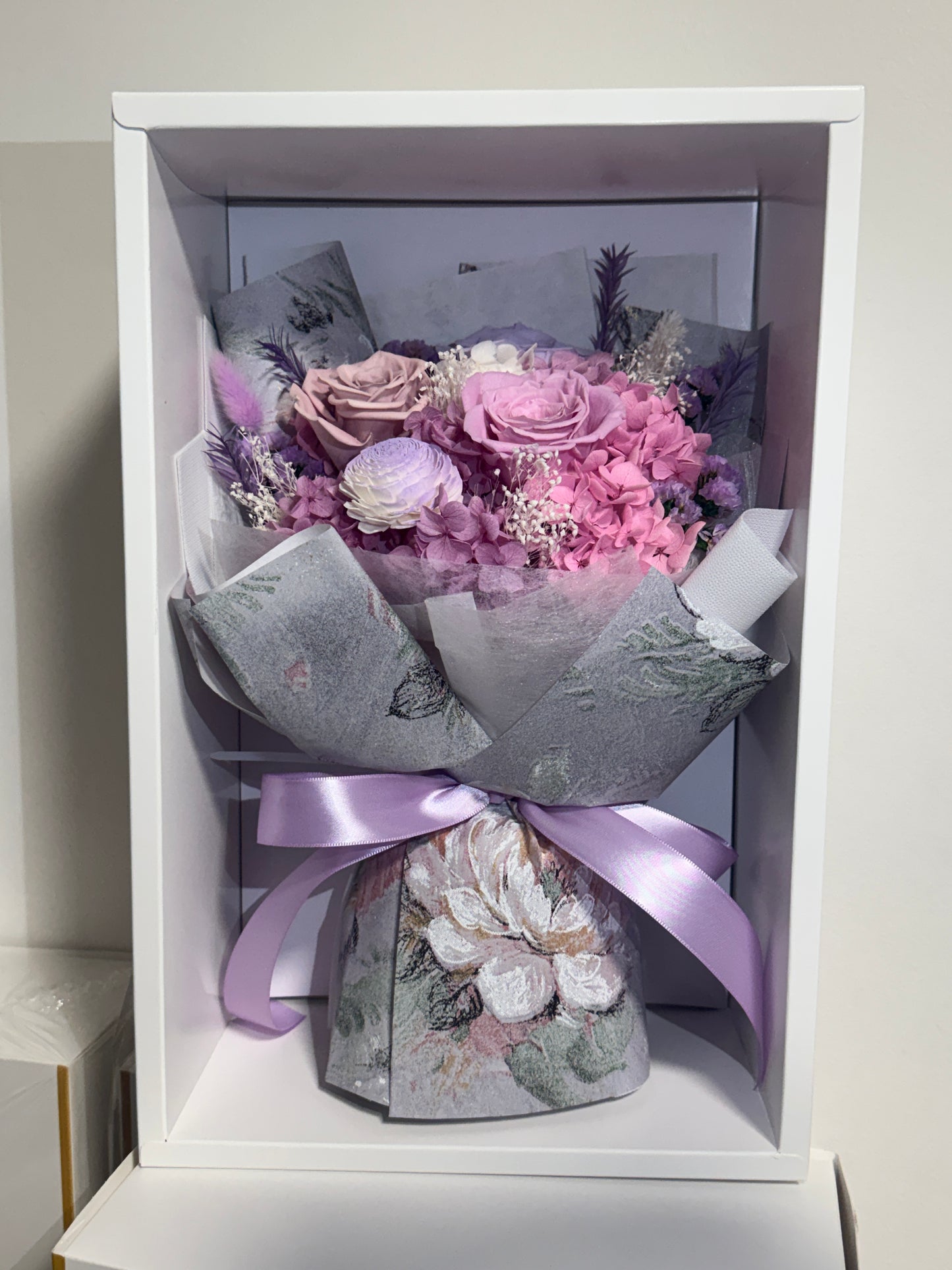 [NEW ARRIVALS] Medium Flower Bouquet - Silver Mist