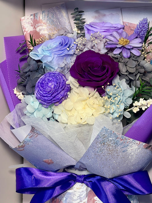 Medium Flower Bouquet - Purple Fantasy